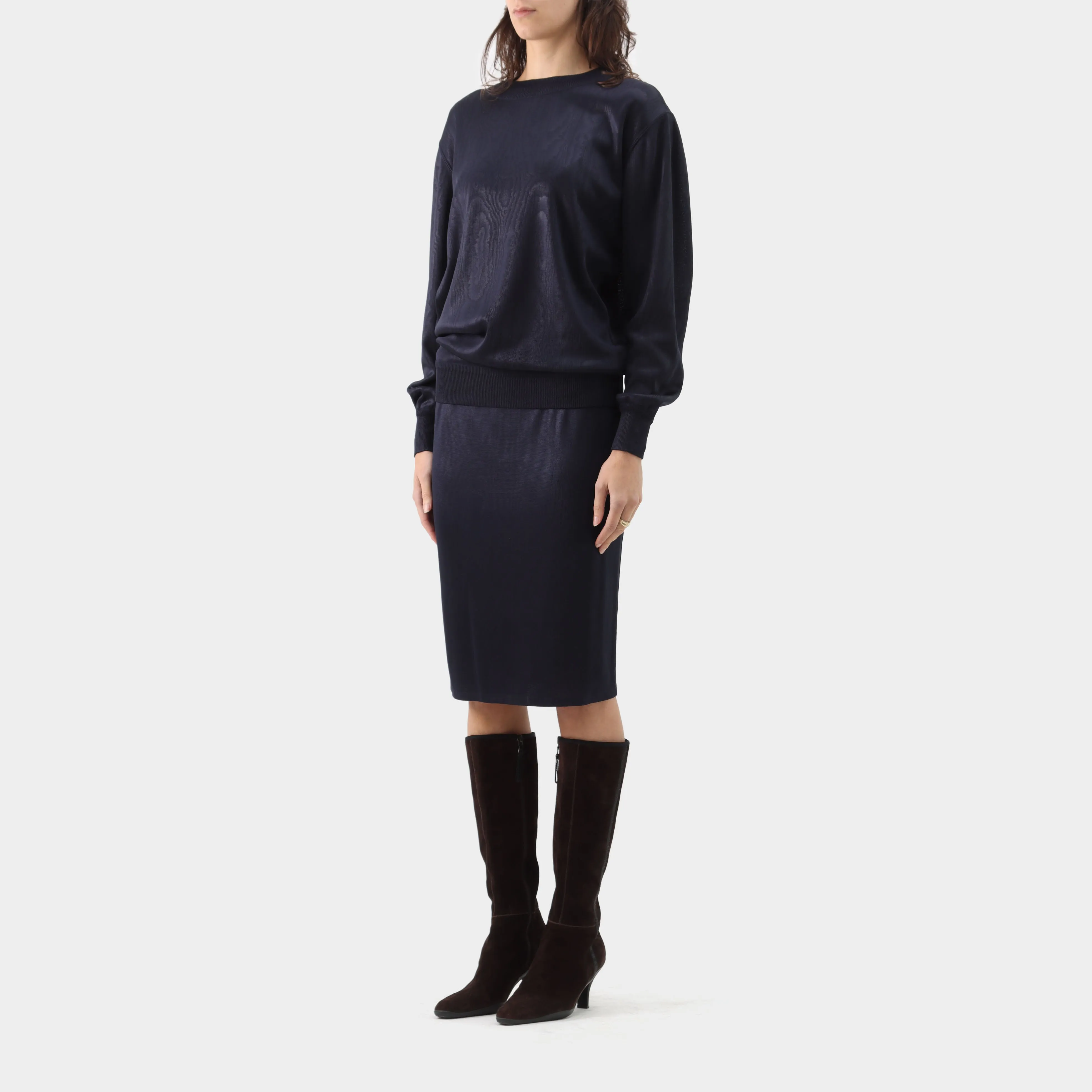Alaïa Paris Heat Treated Crepe Knit Set