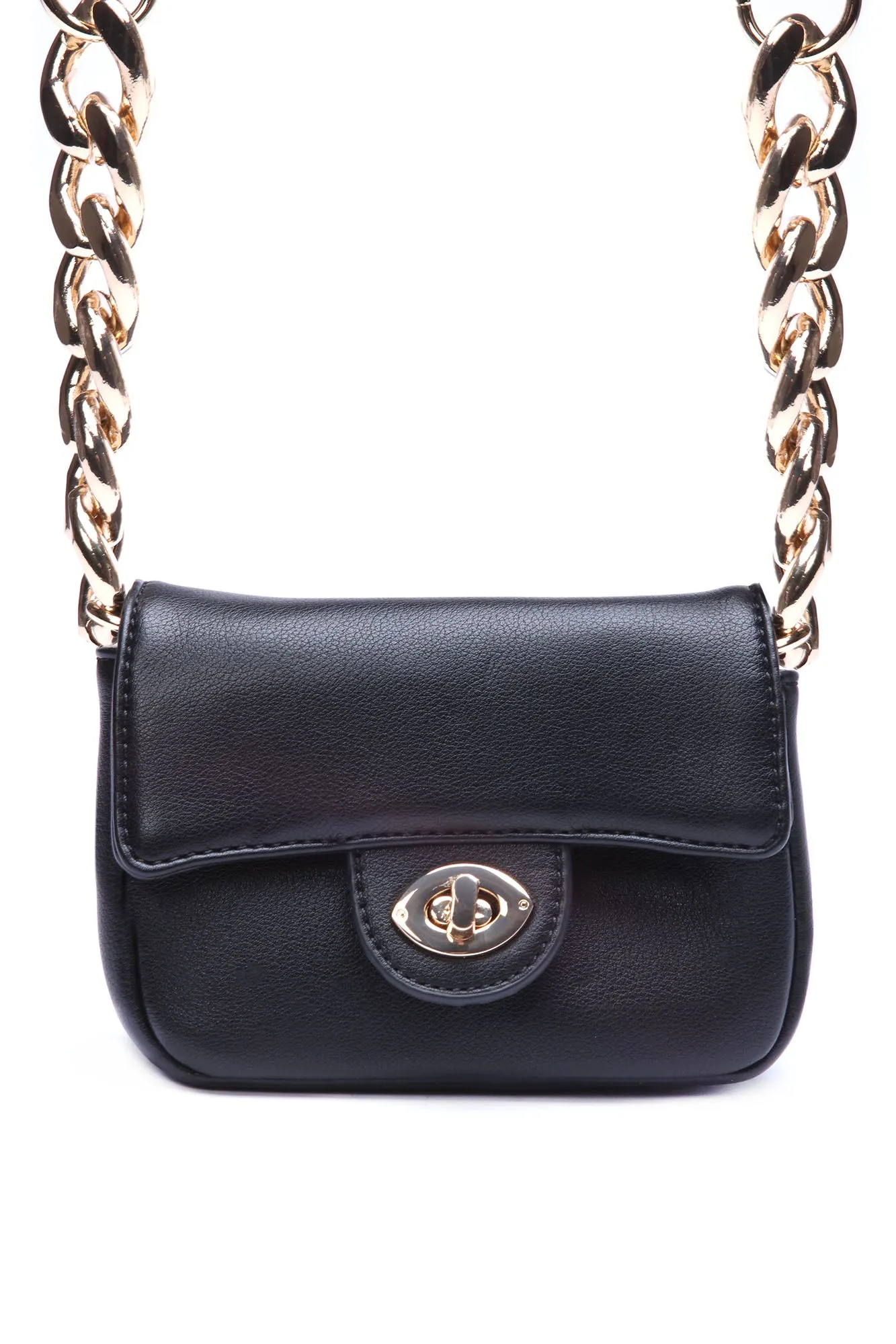 Alexa Micro Mini Bag - Black/Gold