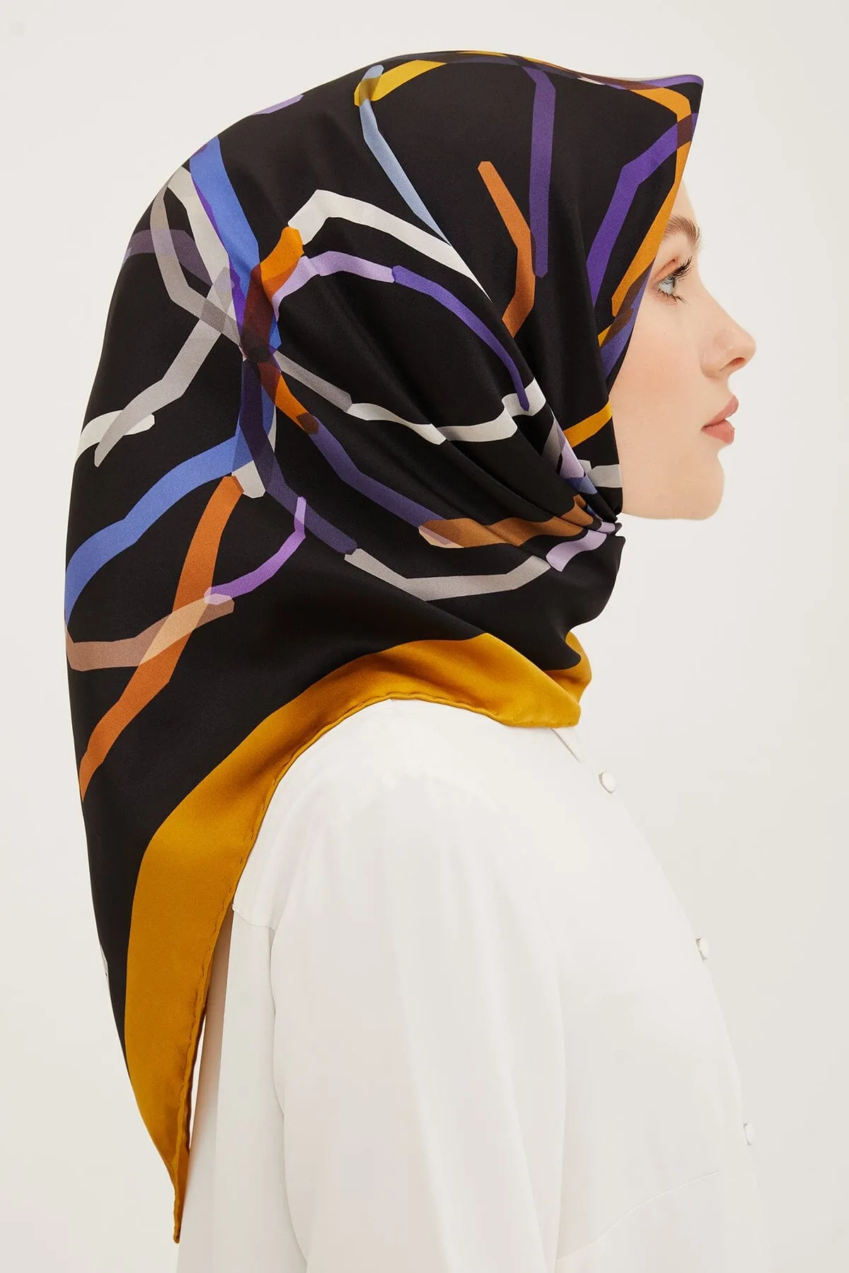 Armine Simone Women Silk Scarf #38