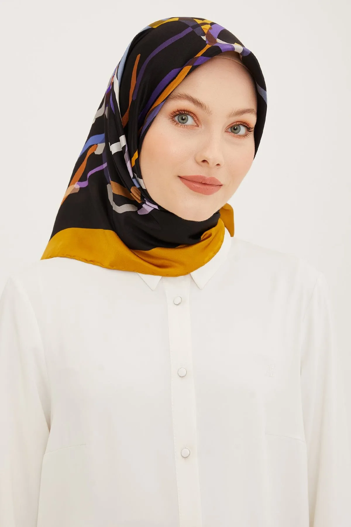 Armine Simone Women Silk Scarf #38