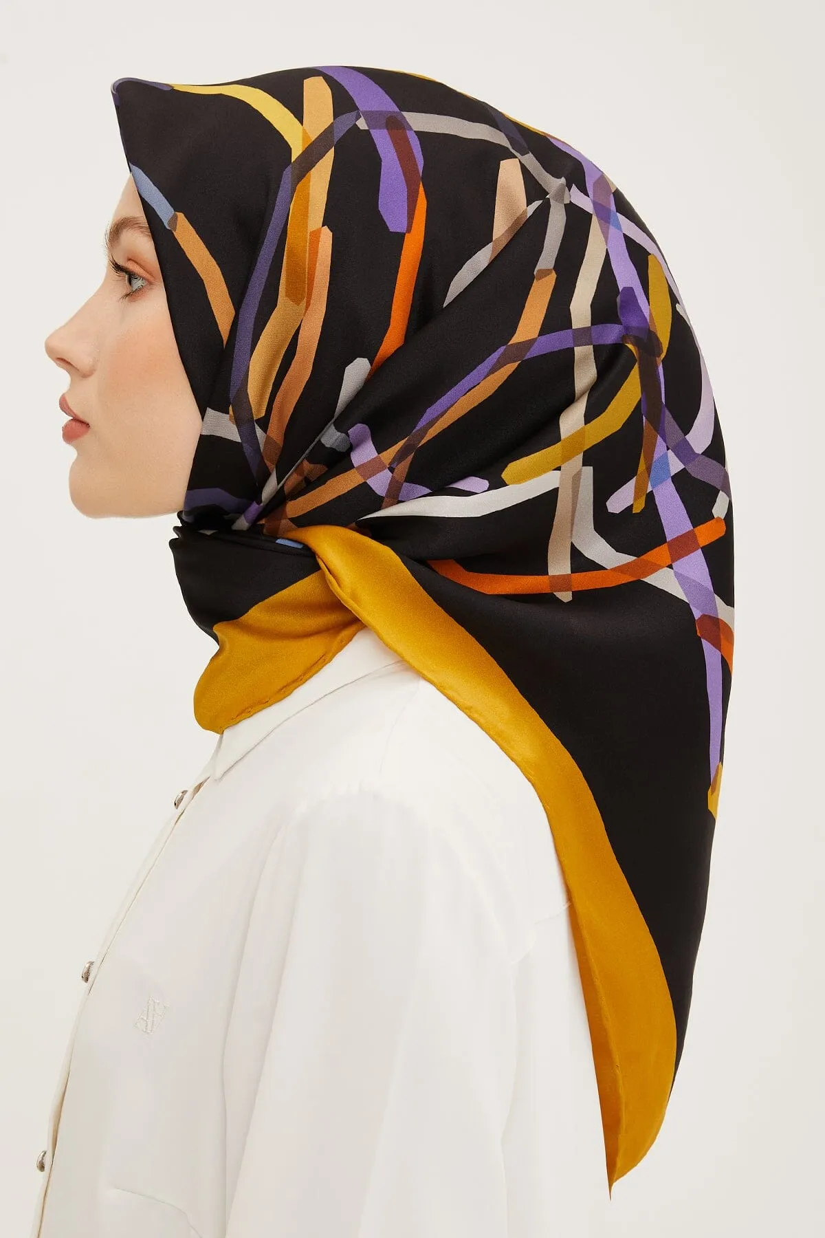 Armine Simone Women Silk Scarf #38