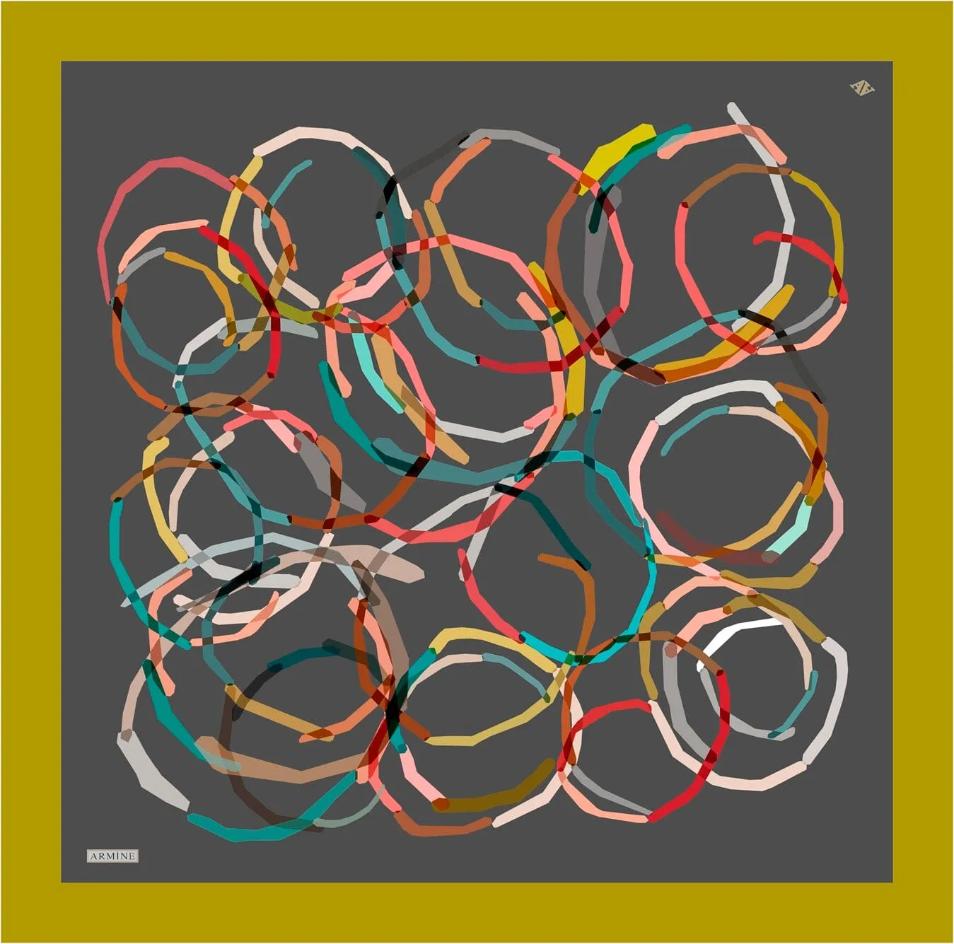 Armine Simone Women Silk Scarf #51