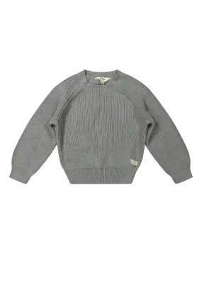 Baje Studio Harrow knitted pullover greyish blue