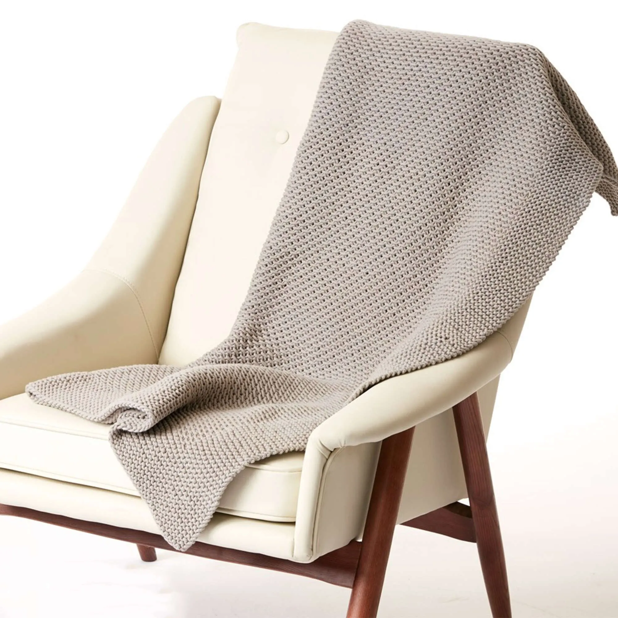 Bernat Quiet Times Knit Afghan