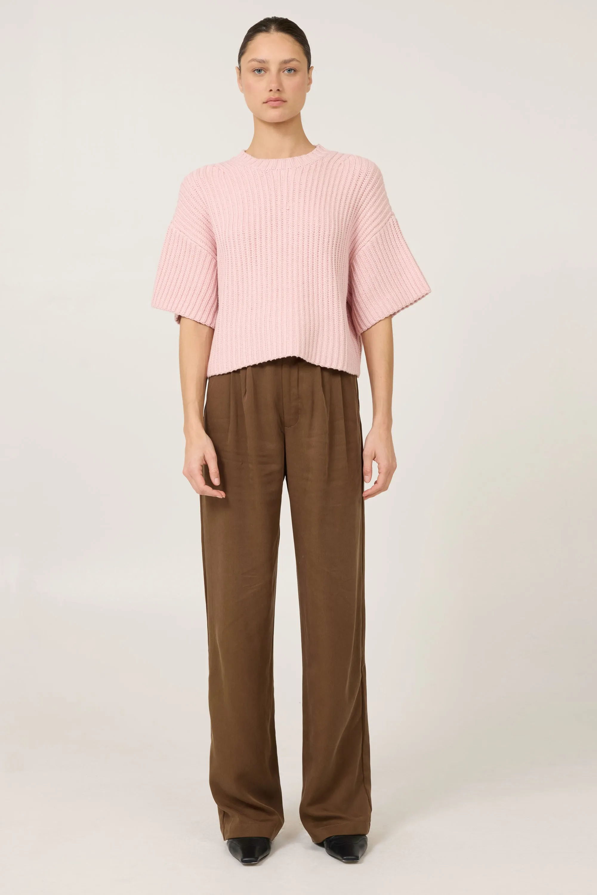 Brooklyn Pullover Tee - Quartz
