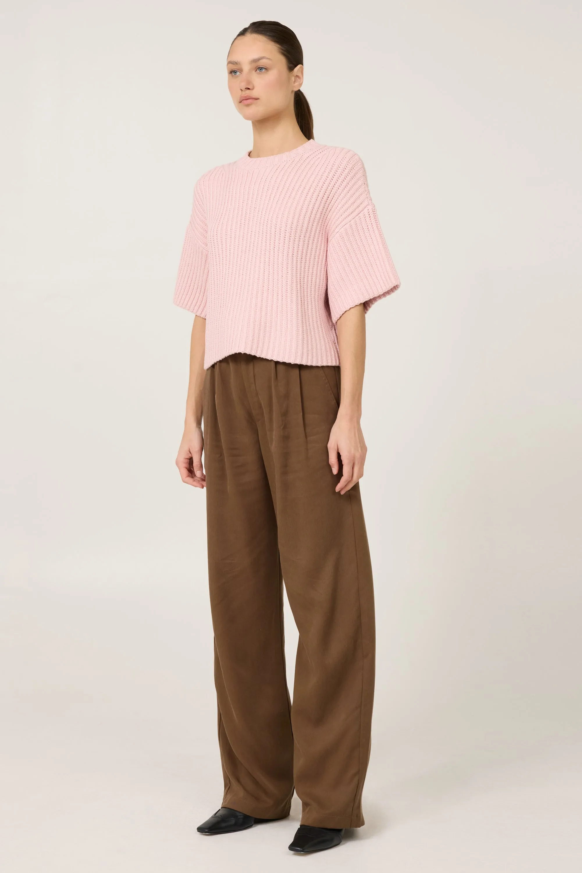 Brooklyn Pullover Tee - Quartz