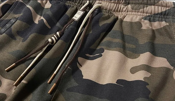 Camouflage Heated Cargo Pants With Portable Charger Multi-Pocket Outdoor Trousers for Fishing