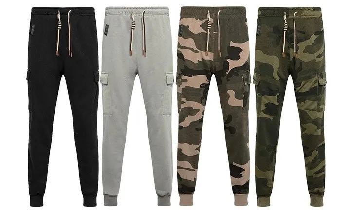 Camouflage Heated Cargo Pants With Portable Charger Multi-Pocket Outdoor Trousers for Fishing