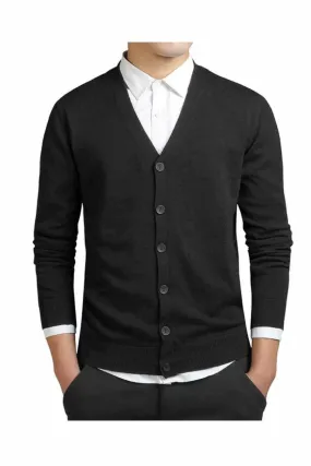 Cardigan Slim Fit V-Neck Menswear