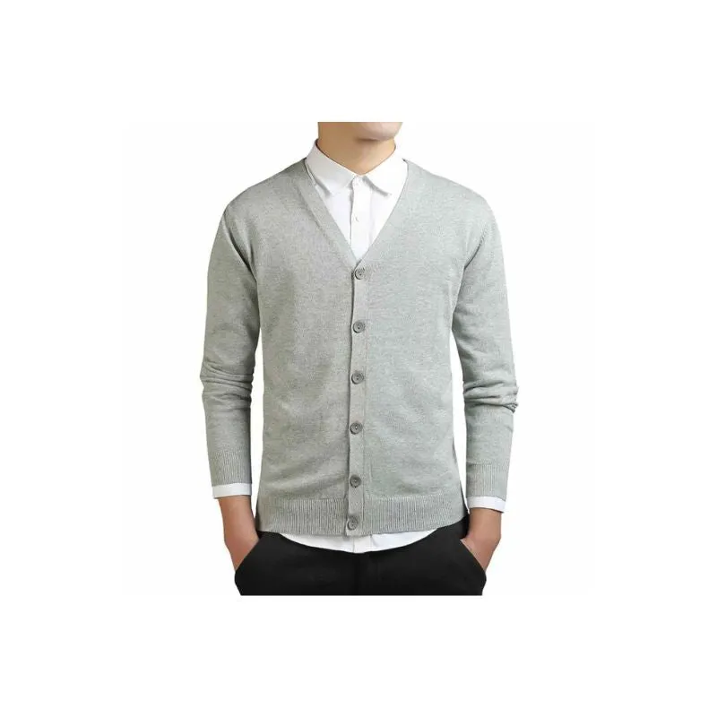 Cardigan Slim Fit V-Neck Menswear