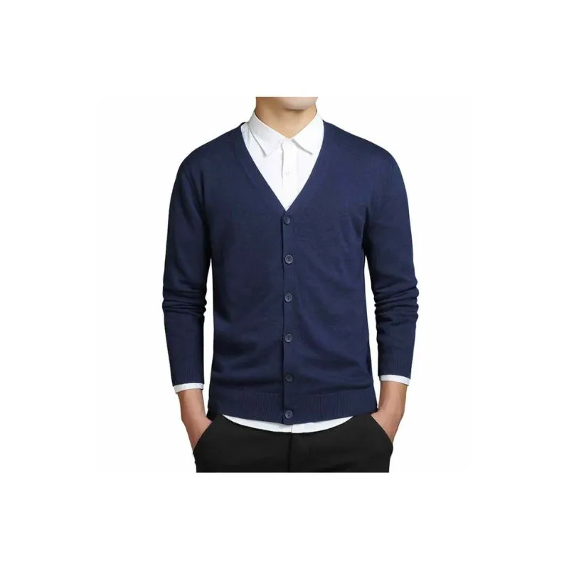 Cardigan Slim Fit V-Neck Menswear