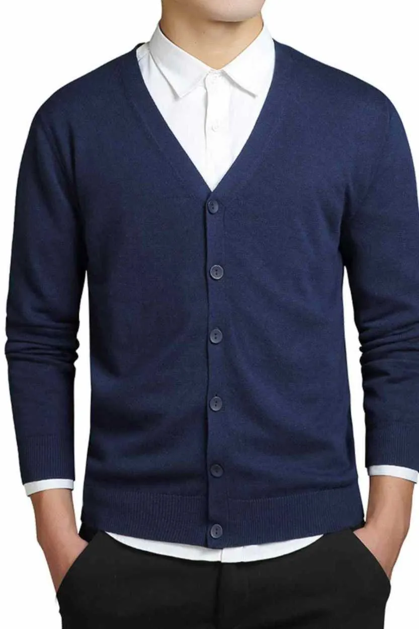 Cardigan Slim Fit V-Neck Menswear
