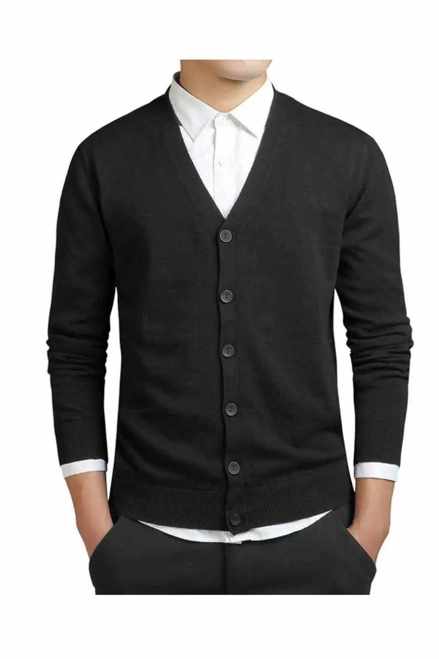 Cardigan Slim Fit V-Neck Menswear