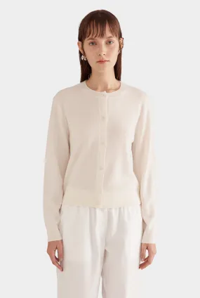 Cashmere Cardigan - Off White