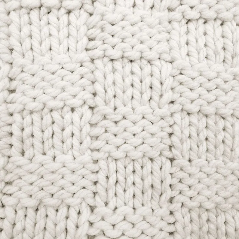 Chess Knit Throw