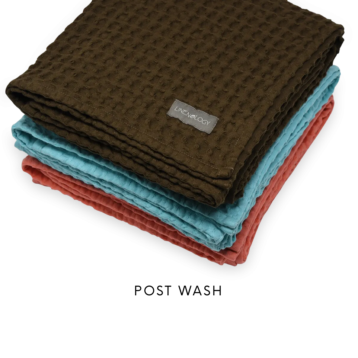 Chunky Waffle Towel - Dark Forest
