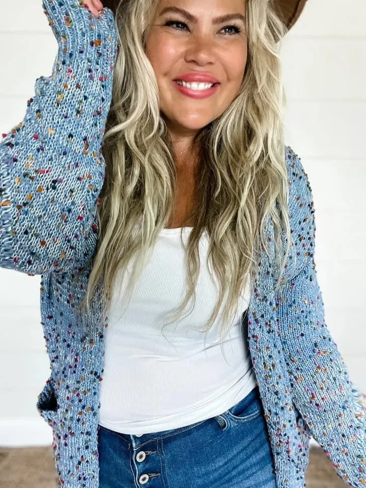 Confetti Cardigan OS