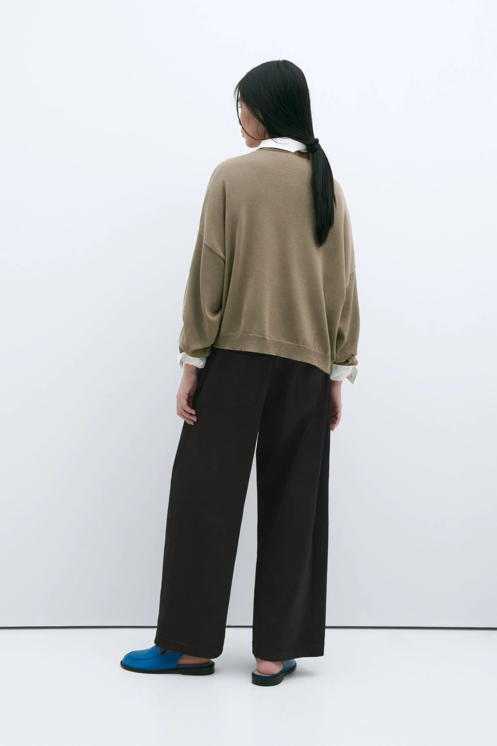 Cordera - Cotton & Cashmere Cardigan (Taupe)