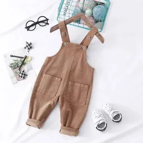 Corduroy Dungaree Pants