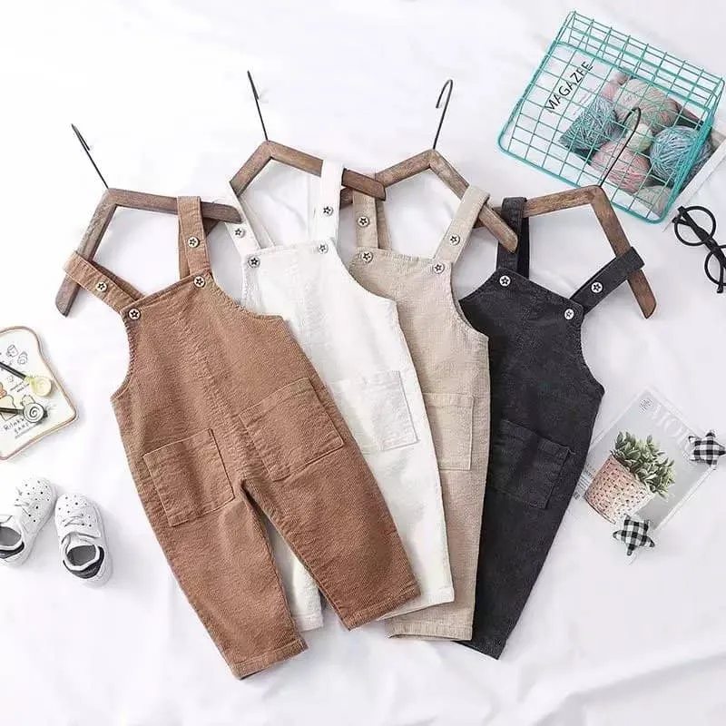 Corduroy Dungaree Pants