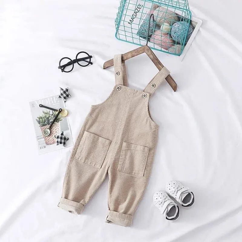 Corduroy Dungaree Pants