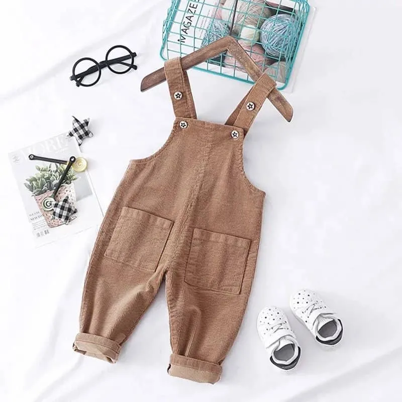 Corduroy Dungaree Pants