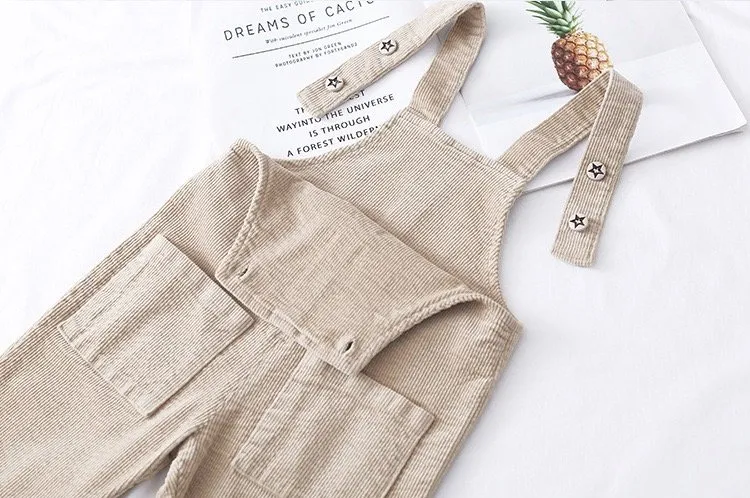 Corduroy Dungaree Pants