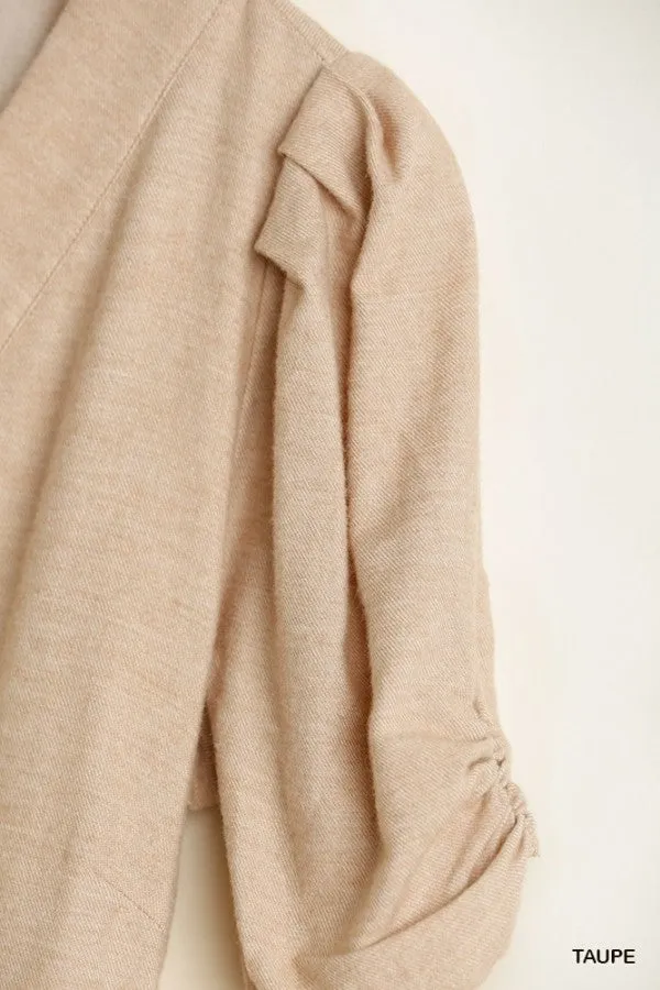 Delaney Tunic Dress (Taupe)