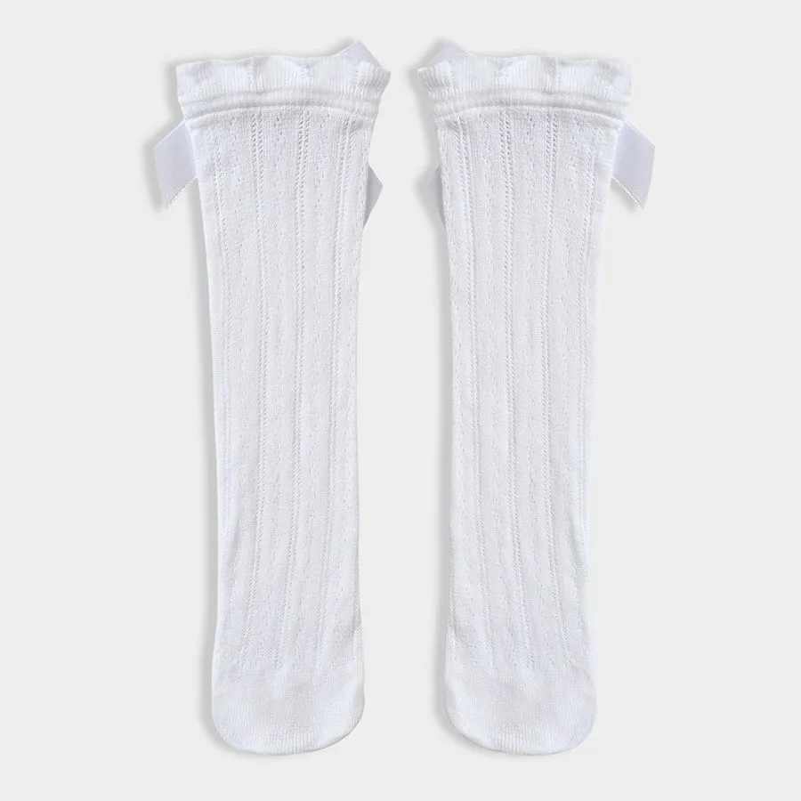 Fave Ashen Knitted Stocking