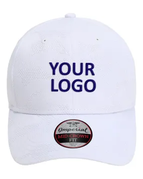 Imperial The Oglethorpe Tonal Camo Custom Caps, White