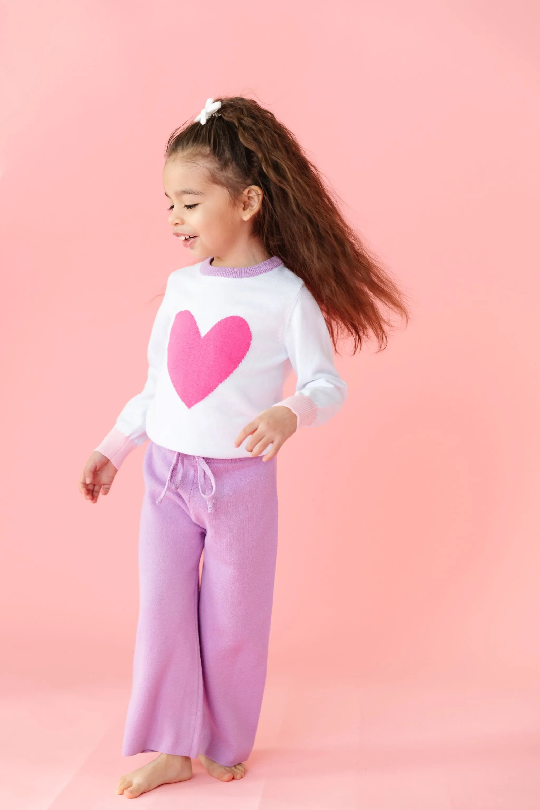 Lavender Sweater Pants