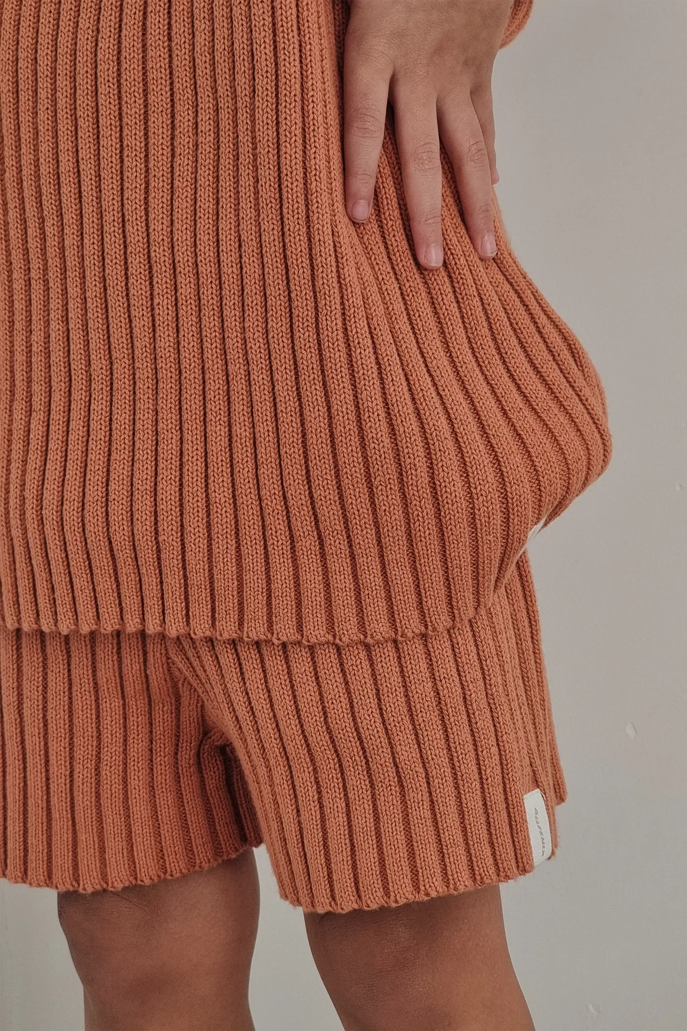 Mini Rib Knit Short