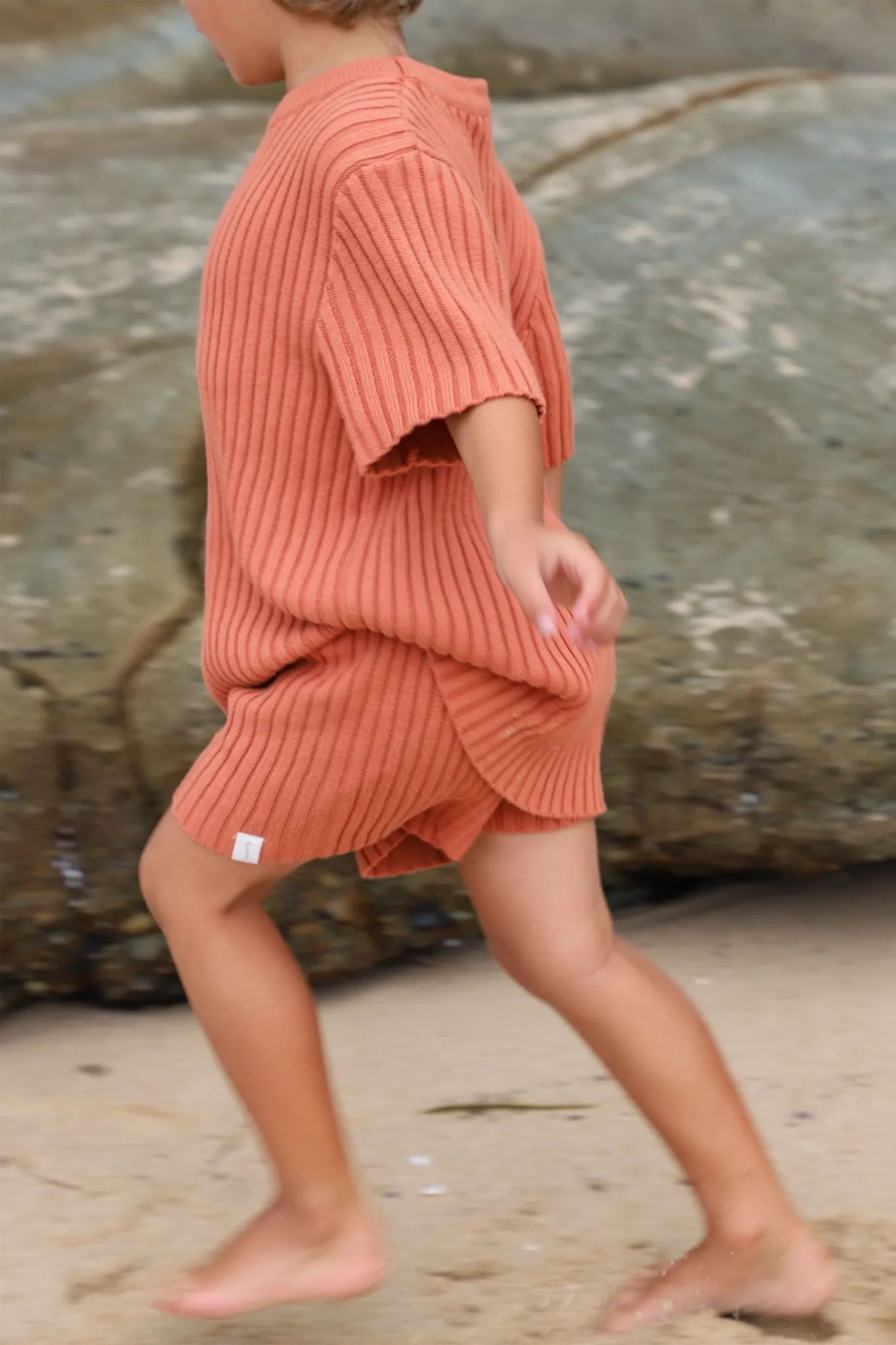 Mini Rib Knit Short