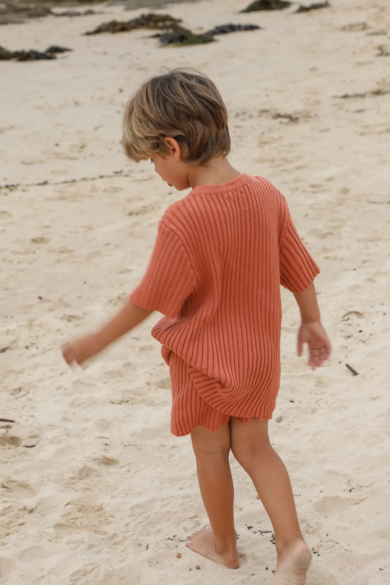 Mini Rib Knit Short