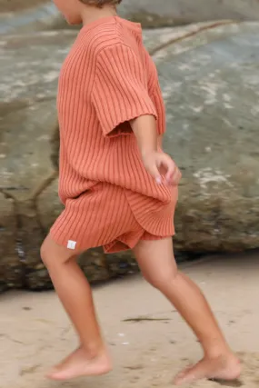 Mini Rib Knit Short
