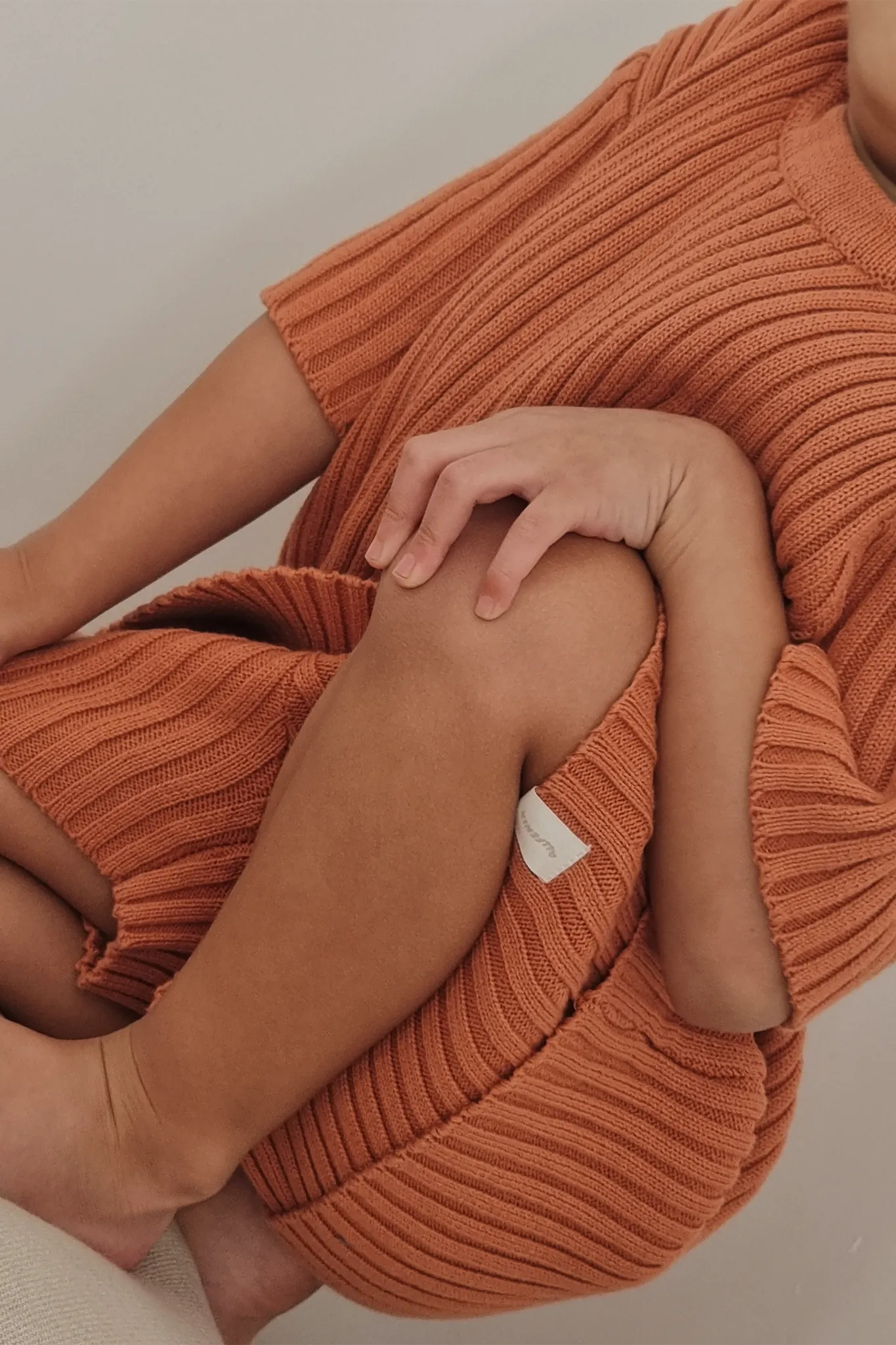 Mini Rib Knit Short