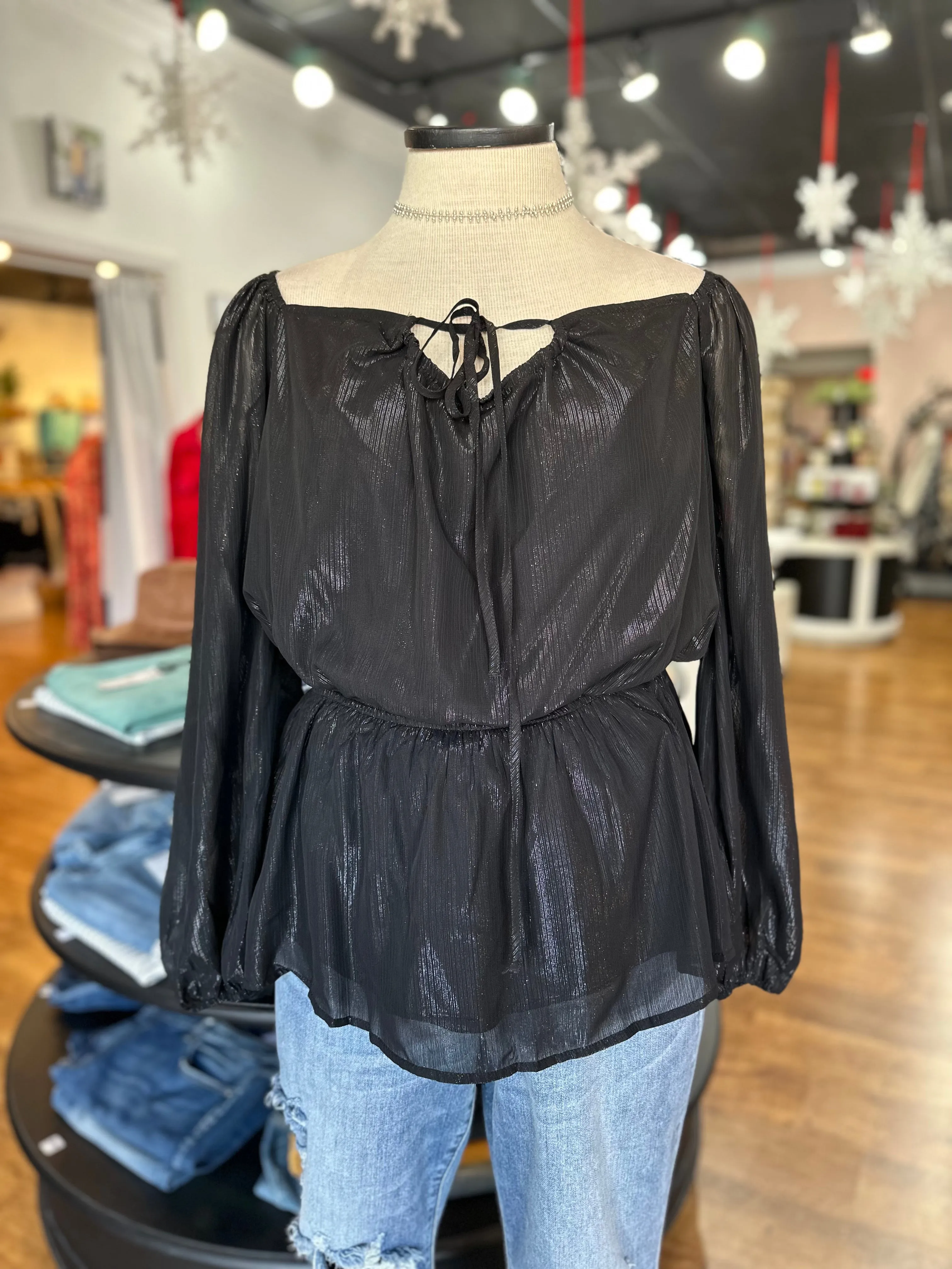 Need You Always Peplum Top