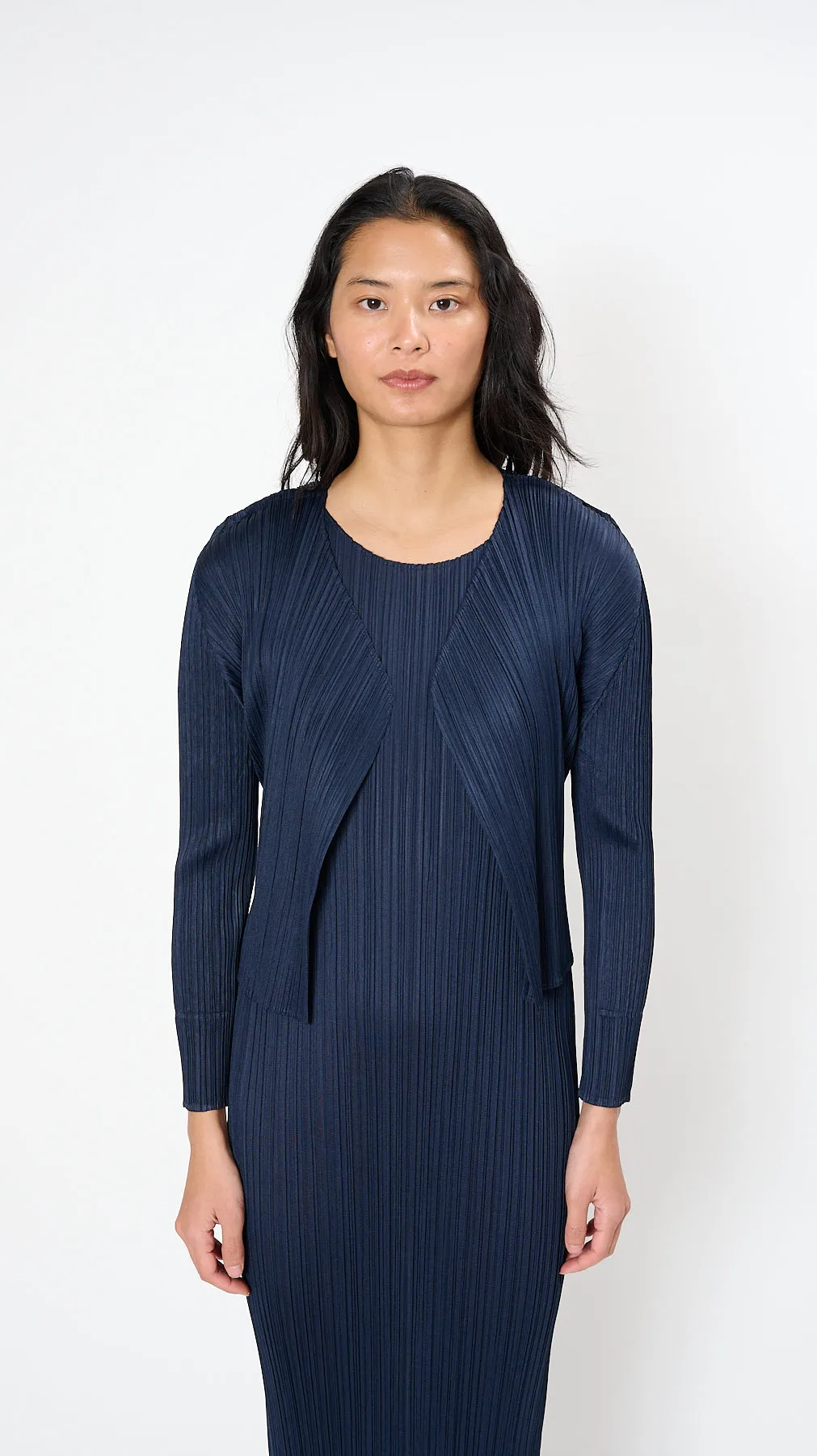 New Colorful Basics 4 Cardigan in Navy
