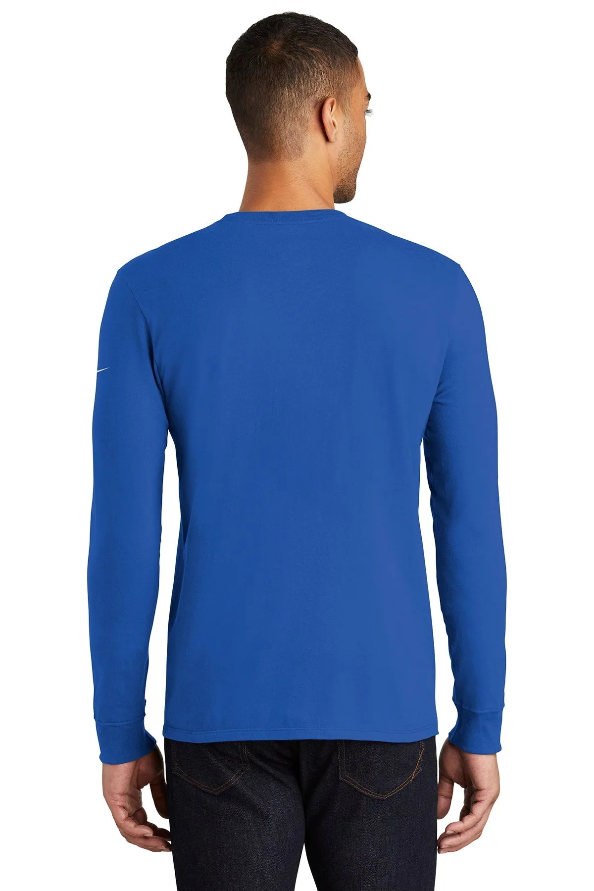 Nike Long Sleeve Customized Tees, Rush Blue