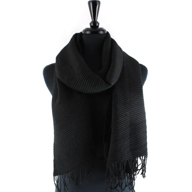 Ocean Morn Pleated Scarf