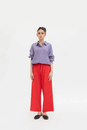 Periwinkle Purple Ribbed Pullover