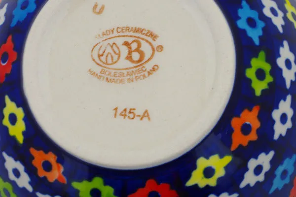 Polish Pottery 6" Bowl Cardigan Squares