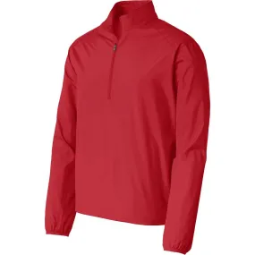 Port Authority Men's Rich Red Zephyr 1/2-Zip Pullover