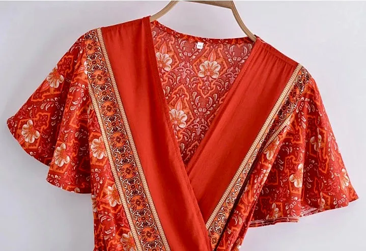 POSITANO SUMMER MINI DRESS