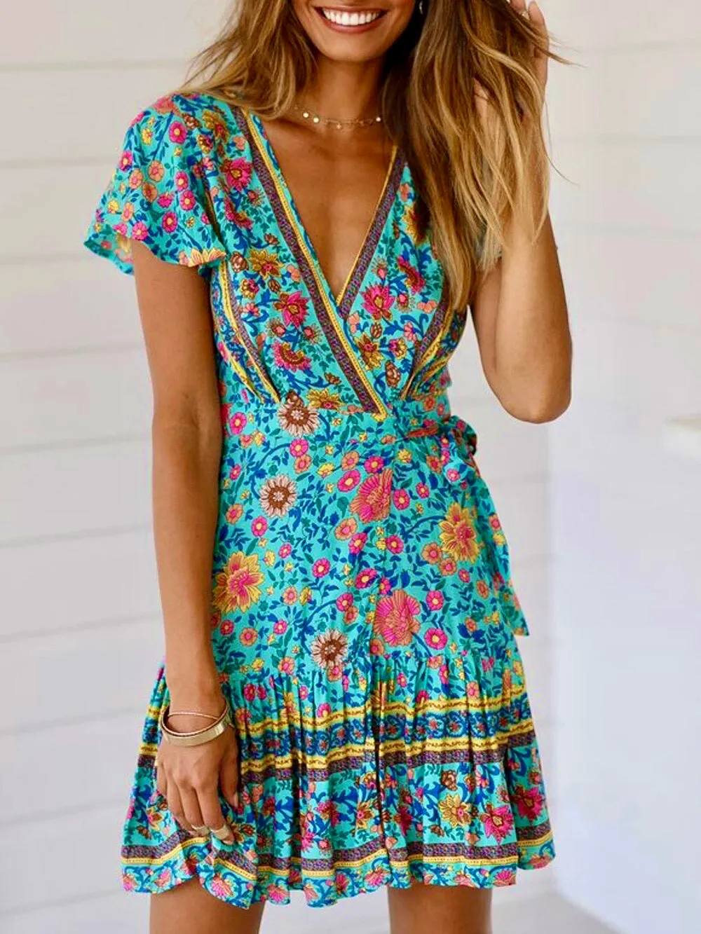 POSITANO SUMMER MINI DRESS
