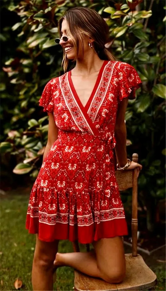 POSITANO SUMMER MINI DRESS
