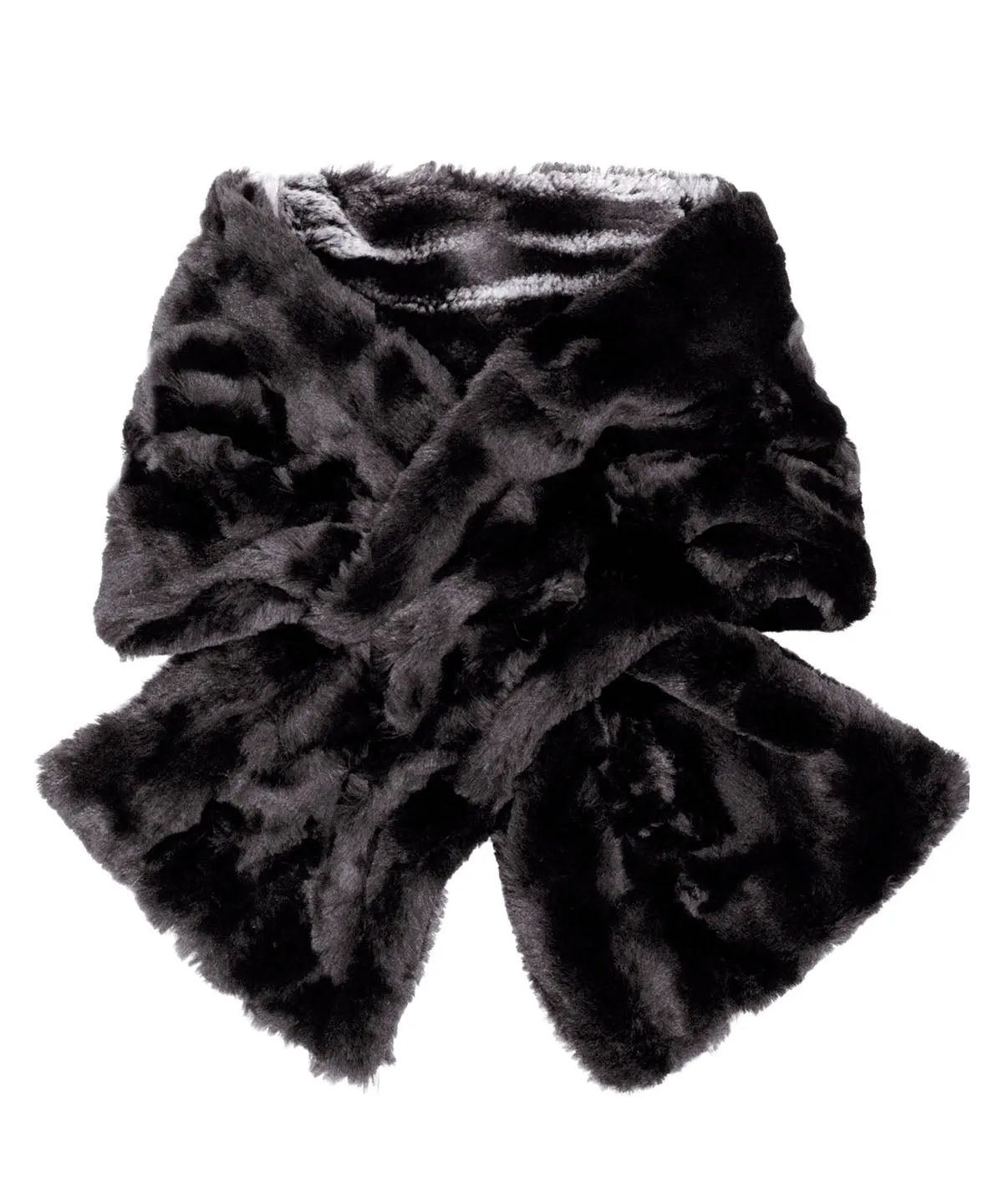 Pull-Thru Scarf -  Marble Dune Luxury Faux Furs