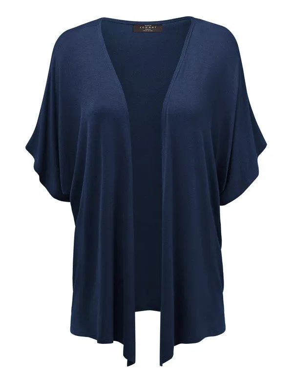Short Sleeve Kimono Style Cardigan