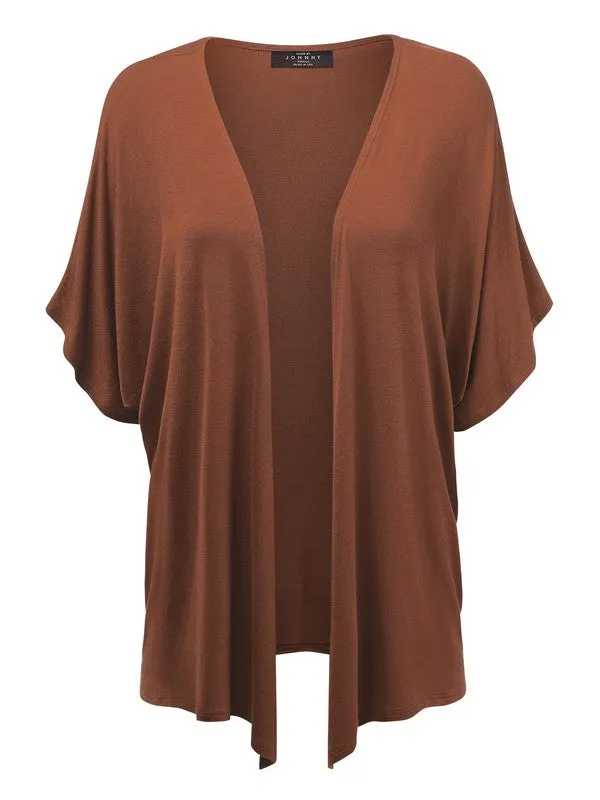 Short Sleeve Kimono Style Cardigan
