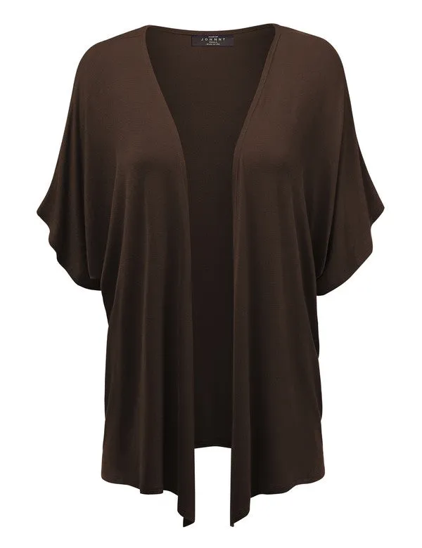 Short Sleeve Kimono Style Cardigan